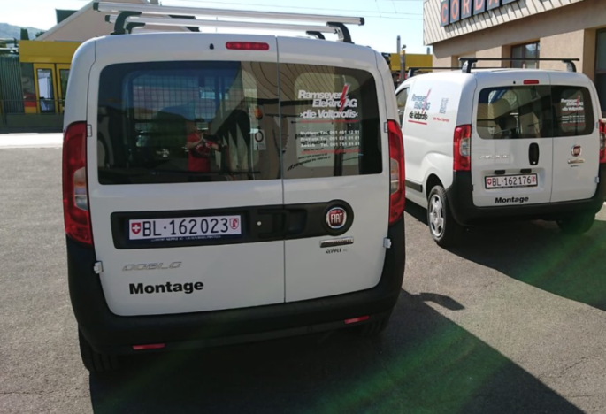 Ablieferung Fiat Ducato und Fiat Doblo