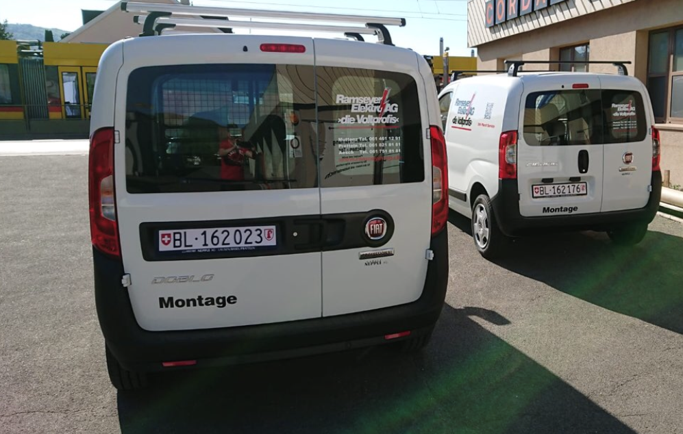 Ablieferung Fiat Ducato und Fiat Doblo