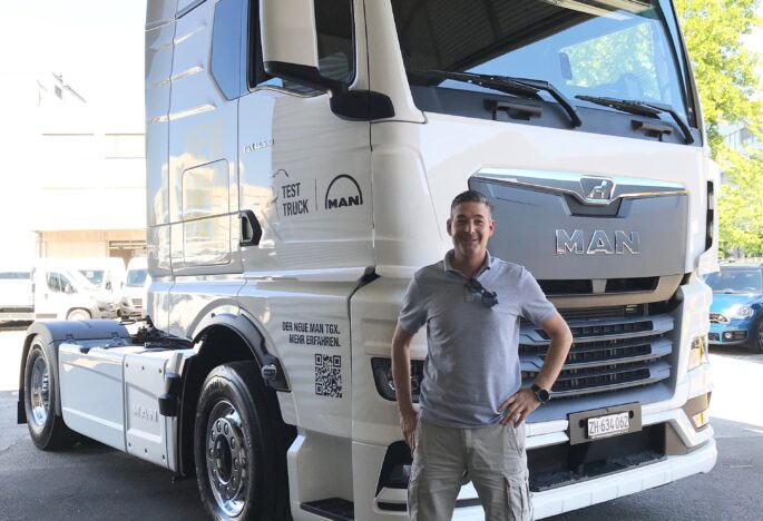 Interview aus dem Fahrerhaus des neuen MAN TGX