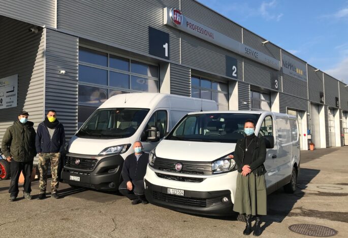 Ablieferung Fiat Talento und Fiat Ducato