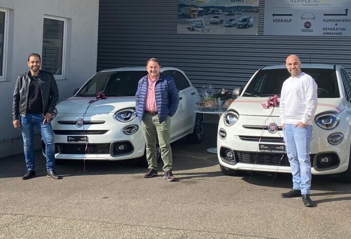 Ablieferung der Fiat 500 X Sport