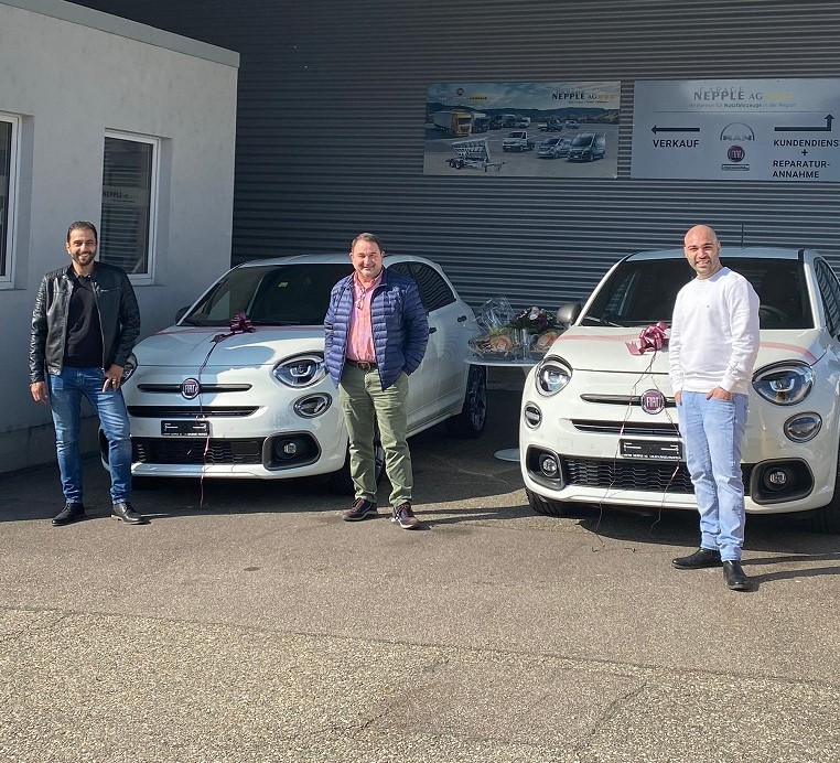 Ablieferung der Fiat 500 X Sport