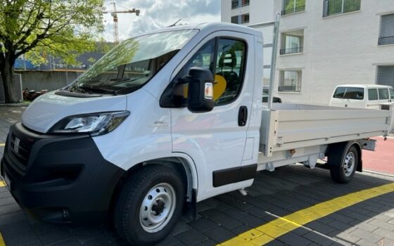 Ablieferung Fiat Ducato mit Brücke